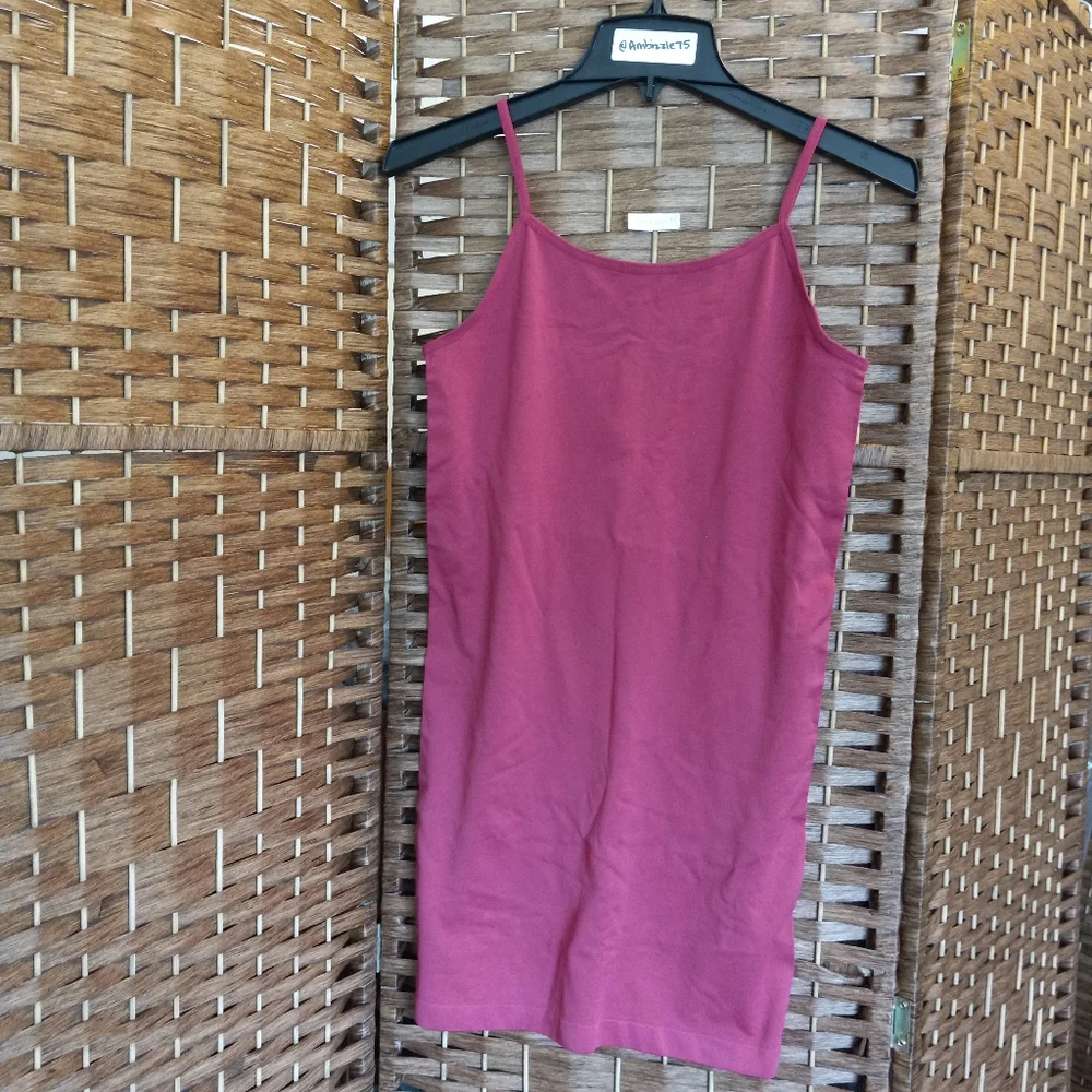 Zenana Outfitters Longline Layering Bodycon Tank Slip Dress - Picture 2 of 6